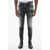DSQUARED2 Gothrose Super Twinky Denims With Flocked Detail Black