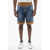 DSQUARED2 Nylon Boxer Shorts With Denim Detailing Brown