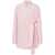 Philosophy Philosophy Di Lorenzo Serafini Striped Short Chemiser Dress With Belt PINK