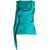 Alberta Ferretti Alberta Ferretti Sleeveless Knot Detail Top In Green Silk GREEN