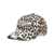 Ganni Ganni Leopard Print Baseball Cap With Logo MULTICOLOUR