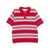Casablanca Casablanca Striped Knit Polo Shirt RED MULTI
