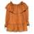 Saint Laurent Saint Laurent Flounces Mini Dress BROWN