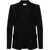 Off-White Virgin Wool Formal Vars Blazer With Logo Patch Black