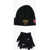 Nike Gloves And Beanie Set With Logoed Patch Black
