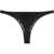 Versace Logoed Jaquard Bikini Bottom Black