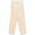 FEDERICA TOSI Beige Pants With All-Over Applied Sequins In Tech Fabric Woman Beige