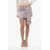 DSQUARED2 Bayadere Patterned Tie Knot Miniskirt Pink