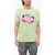 DSQUARED2 Beach Print Muscle Fit T-Shirt Green