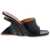Off-White Open-Toe Jug Mules Wedge 10 Cm Black