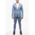 DSQUARED2 Cotton Suit With Flap Pockets Blue
