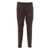 PT TORINO Trousers - MASTER, 1 Pleat, Diagonal Pockets, Flap Back Pockets, Turn-Up Brown