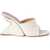 Off-White Open-Toe Jug Mules Wedge 10 Cm Beige