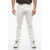 Palm Angels 5-Pocketed Slim Fit Denims With Belt Loops 18Cm White