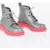Viktor & Rolf Melissa Glittered Rubber Coturno Booties With Contrasting So Silver