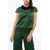 Viktor & Rolf Sleeveless Top With Tulle Collar Green