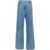 MACH & MACH Mach & Mach 'Crystal Ribbon Hot Fix' Jeans BLUE