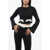 Viktor & Rolf Long Sleeved Cropped Top With Bow Details Black