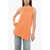 Viktor & Rolf Sleeveless Hanging By A Thread Top With Mesh Detail Orange