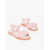Viktor & Rolf Melissa Rubber Tie Sandals With Front Bow Pink