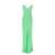 TWINSET Twinset Maxi Satin Dress GREEN