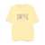 DRÔLE DE MONSIEUR 'Le T-Shirt Tennis Court' Yellow Crewneck T-Shirt With Maxi Print On The Front In Cotton Man YELLOW