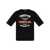 DSQUARED2 Black Crewneck T-Shirt With Print On The Front In Cotton Man Black