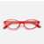 RETROSUPERFUTURE Retrosuperfuture Numero 04 Light Red Eyeglasses RED