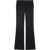 Off-White Low Rise Bling Flared Fit Denims With All-Over Rhinestones 2 Black