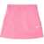 OFF-WHITE KIDS Solid Color Fleeced Skirt With 2 Pocket Pink