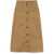 Saint Laurent Saint Laurent Midi Skirt BROWN