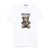 Moschino Moschino T-Shirt With Teddy Bear Print WHITE