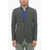 CORNELIANI Cc Collection Linen-Blended Right Blazer Green