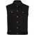 Prada Prada Bull Button-Up Denim Gilet Black
