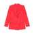Tagliatore Red Double-Breasted Jacket With Classic Lapels In Tech Fabric Woman RED