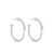 forte_forte Forte_Forte Small Hoop Sculpture Earrings Accessories GREY