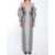 SOLACE LONDON Laylah Long Dress SILVER