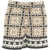 AKEP Lurex jacquard shorts Gold