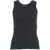 Department Five Tank top with logo embroidery Black