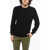 Roberto Collina Lightweight Cotton Crewneck Sweater Black