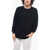 Roberto Collina Lightweight Cotton Crewneck Sweater Blue
