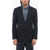CORNELIANI Side Vents Wool Leader 2-Button Blazer With Flap Pocket Midnight Blue