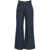7 For All Mankind Wide leg jeans 'Lotta' Blue