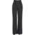 Elisabetta Franchi Linen blend pleated pants Black