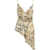GUESS Asymmetrical top with animal print Multicolor