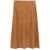 ARMA 'Irina' Brown Skirt With Inserts Design And Closure On The Back In Suede Woman BROWN