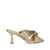 Michael Kors Michael Kors Metallic Leather Mule Gold