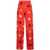 Aspesi Aspesi Printed Silk Pants ORANGE