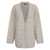 Balenciaga Balenciaga Wool Blend Jacquard Cardigan Ivory