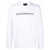Emporio Armani Emporio Armani Logo Cotton Sweatshirt WHITE